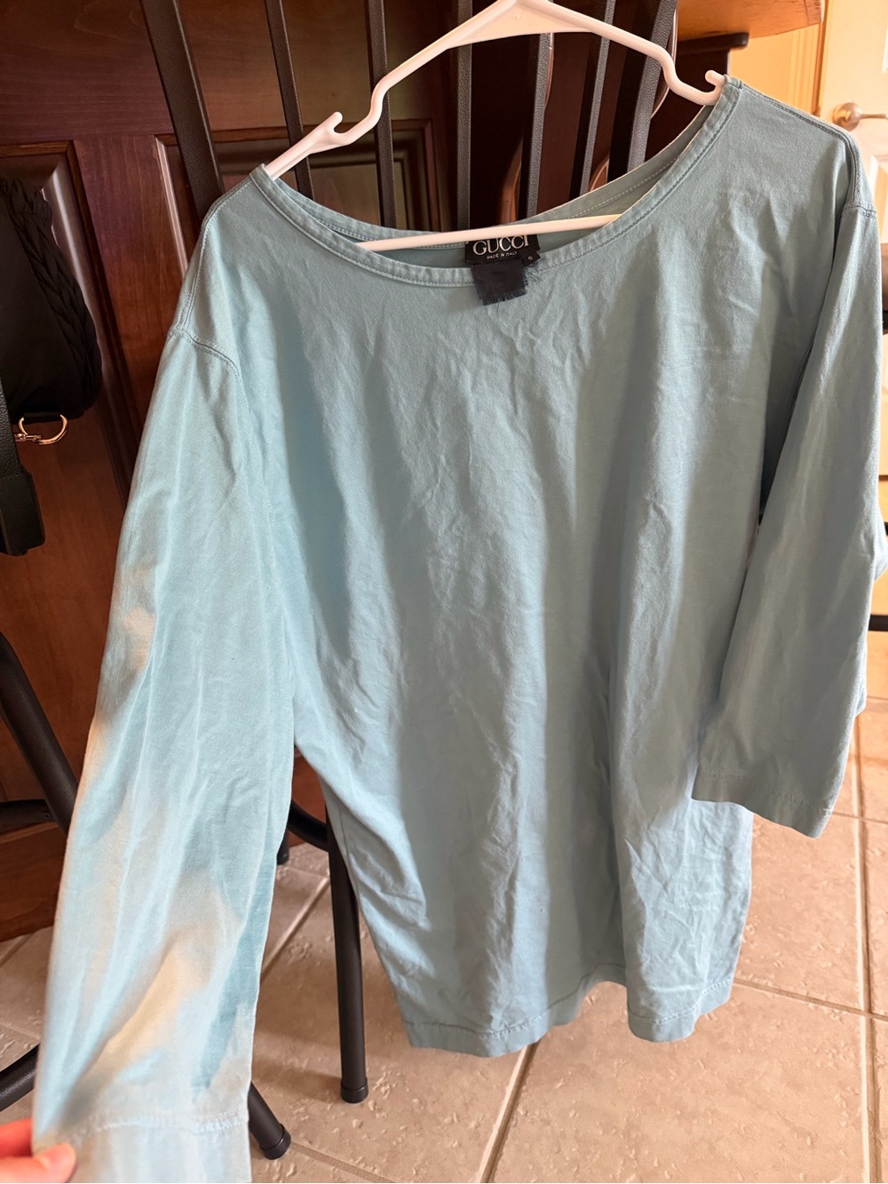 Gucci Light Blue Women's Long Sleeve dress